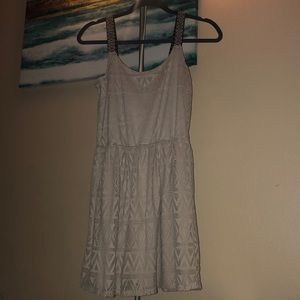 Chevron textured dress